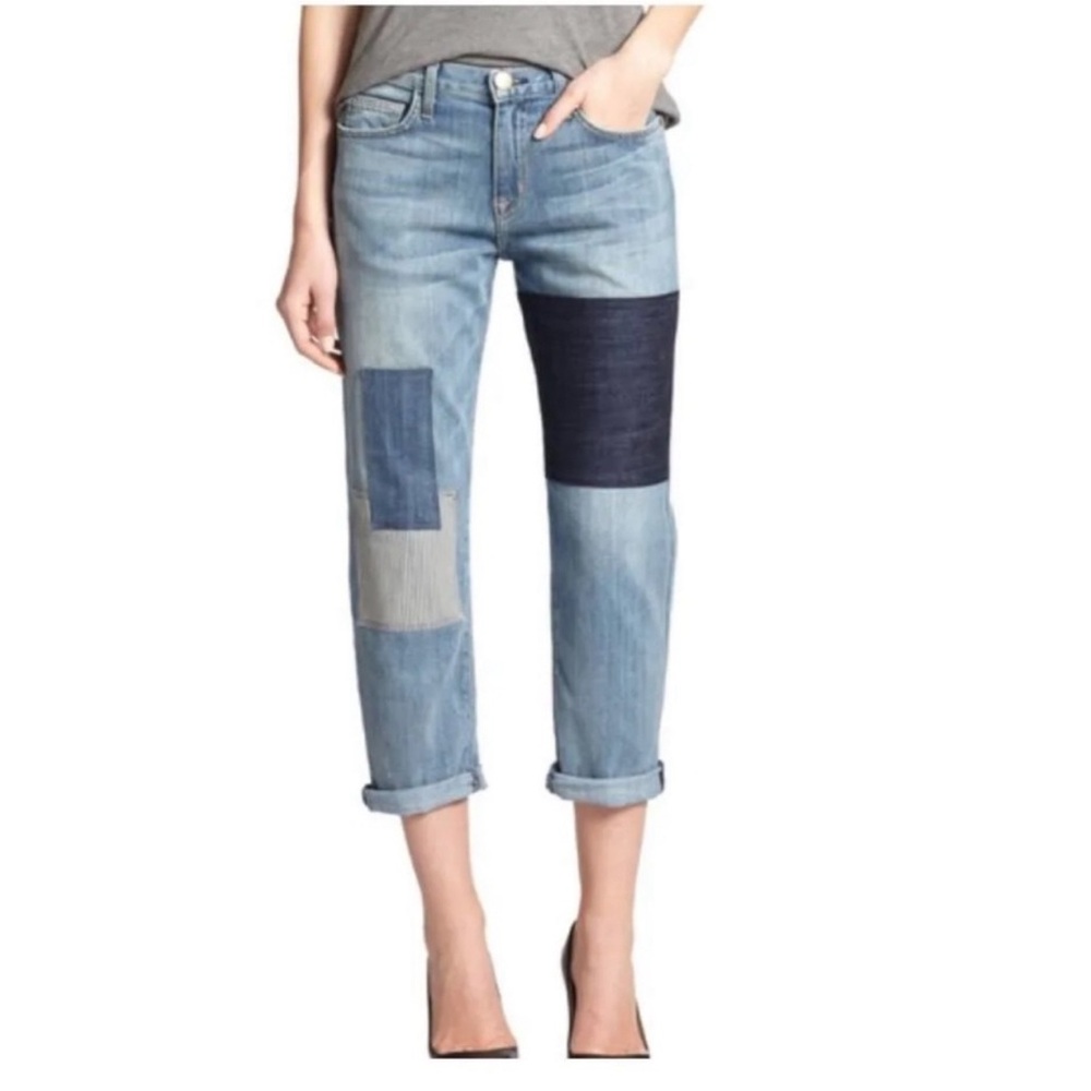 Current Elliot Boyfriend Patch Jean, Size 28